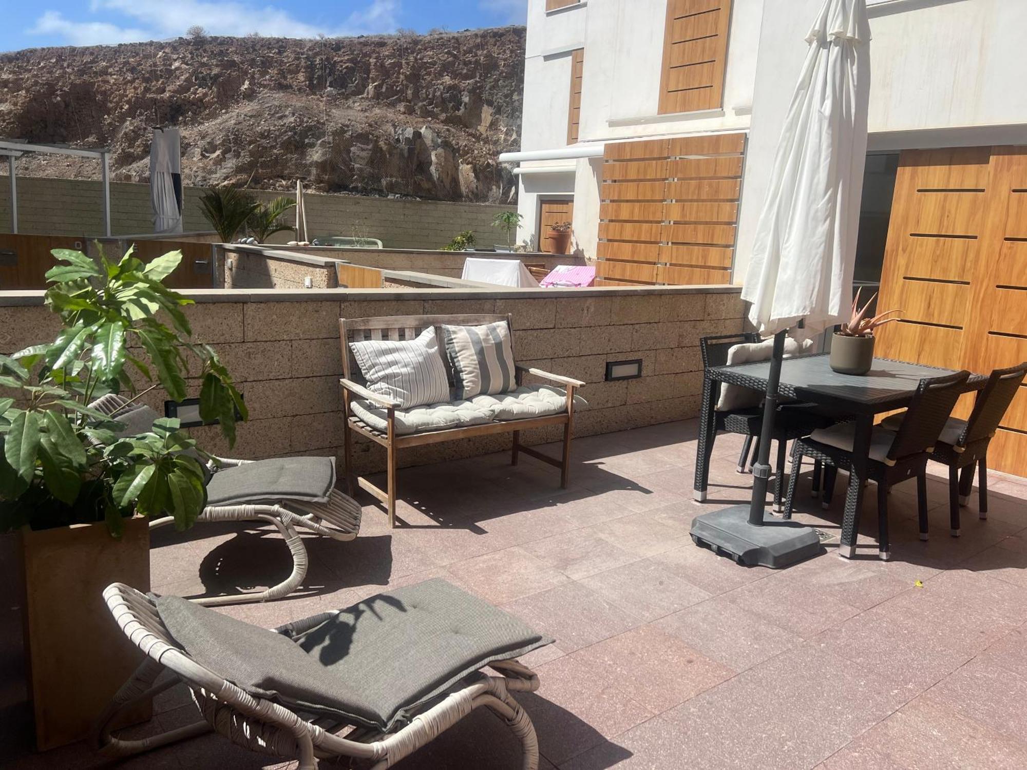 Amazing Duplex On The Beach El Médano Exterior foto